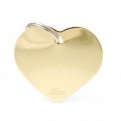 Medaille coeur BASIC L Dore