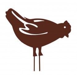 Poule à piquer 28x39 fer...