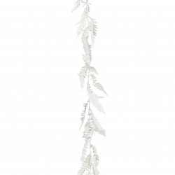 Guirlande Feuille Blanc En...