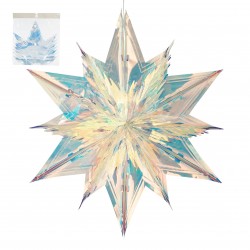 Étoile Irisé Pliable À...