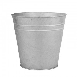 Pot De Fleur Zinc Patiné...
