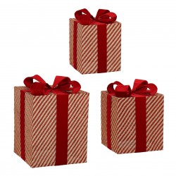 Cadeau Noeud Or/Rouge...