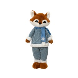 Renard pyjama bleu/blanc...