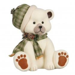 Ours Bonnet Creme/Vert...