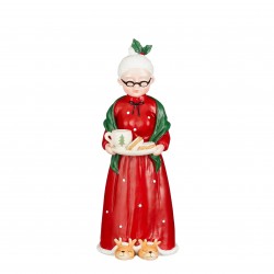 Mrs Santa Pyjama Rouge...