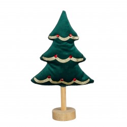 Sapin Sur Socle Vert...