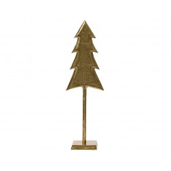 Sapin Elancé Sur Socle Or...
