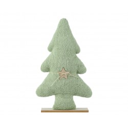 Sapin Laineux Sur Socle...